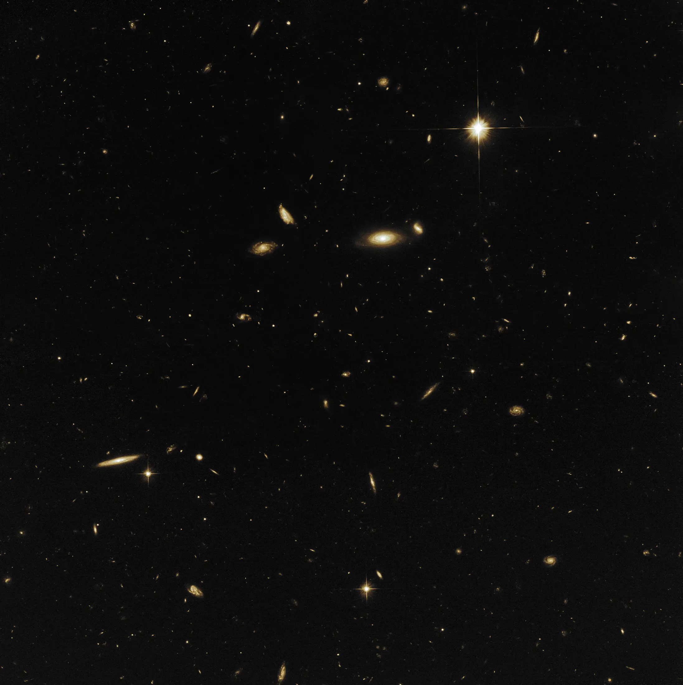 Wide galaxy field representing connected strategy, build, and systems work.
